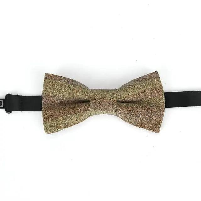 Classic Children Striped Elegant New Bow Tie Cute Kids Design Boys Brown Color Printed Bowties Stevvex