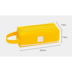 Classic Colorful Large Capacity Pencil Cases For Students Cool Design Double Zipper Pencil Pouch Pen Bag For School Stevvex