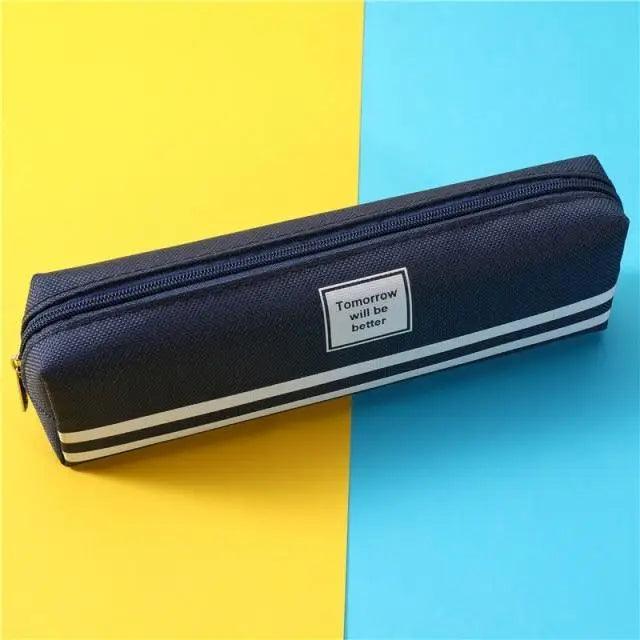Classic Colorful Large Capacity Pencil Cases For Students Cool Design Double Zipper Pencil Pouch Pen Bag For School Stevvex