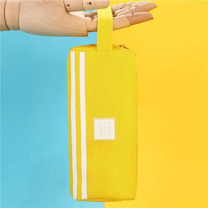 Classic Colorful Large Capacity Pencil Cases For Students Cool Design Double Zipper Pencil Pouch Pen Bag For School Stevvex