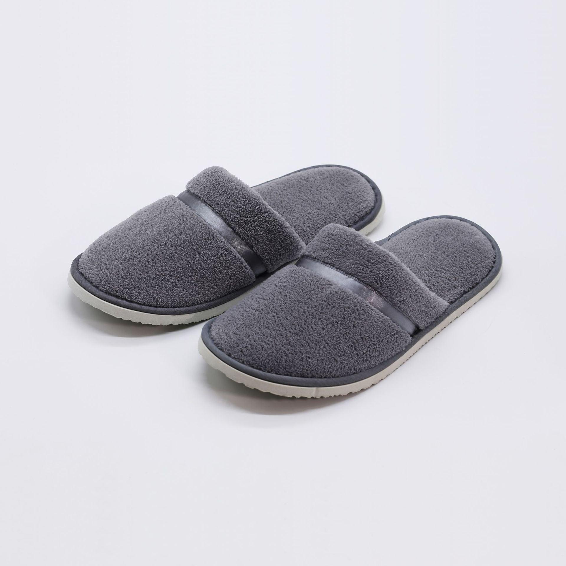 Classic Comfy Plush Slippers Star Thickening Antiskid Hotel Guest Room Home Slip On House Slippers For Women Indoor Outdoor Women's Bedroom Slippers Warm Soft Unisex Slippers Stevvex