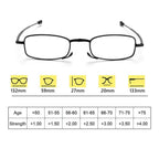 Classic Fashionable Folding Reading Glasses With Case  For Men Women Telescopic Rotation Eyeglasses Includes Glasses Case Blue Light Blocking Reading Glasses Folding Reading Glasses, Small Folding Readers for Men Women Stevvex