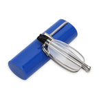 Classic Fashionable Folding Reading Glasses With Case  For Men Women Telescopic Rotation Eyeglasses Includes Glasses Case Blue Light Blocking Reading Glasses Folding Reading Glasses, Small Folding Readers for Men Women Stevvex