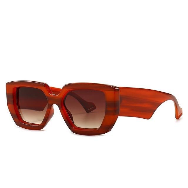 Classic Frames Style New Vintage Fashion Square Sunglasses For Men & Women Famous Luxury Design Big Frame Gradient SunGlasses For Female Stevvex