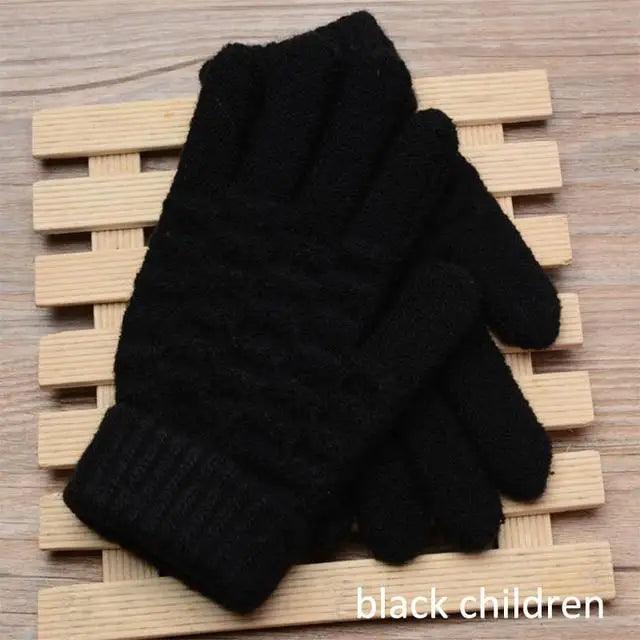 Classic Knitted Fingerless Winter  Unisex Outdoor Gloves For Men Women Retro Soft Unisex Stretch Elastic Warm Half Finger Cycling Gloves Stevvex