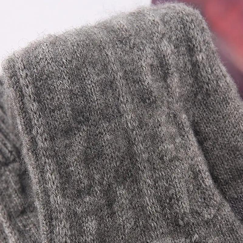 Classic Knitted Fingerless Winter  Unisex Outdoor Gloves For Men Women Retro Soft Unisex Stretch Elastic Warm Half Finger Cycling Gloves Stevvex