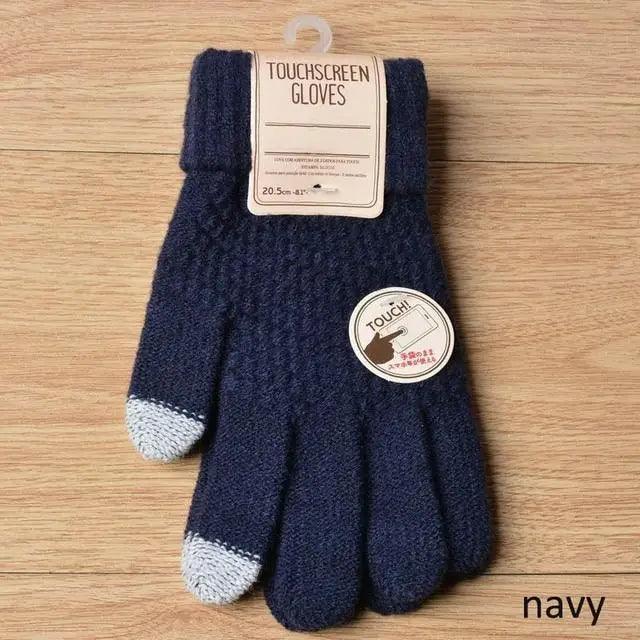 Classic Knitted Fingerless Winter  Unisex Outdoor Gloves For Men Women Retro Soft Unisex Stretch Elastic Warm Half Finger Cycling Gloves Stevvex