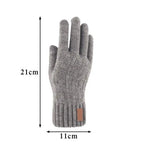 Classic Knitted Fingerless Winter  Unisex Outdoor Gloves For Men Women Retro Soft Unisex Stretch Elastic Warm Half Finger Cycling Gloves Stevvex