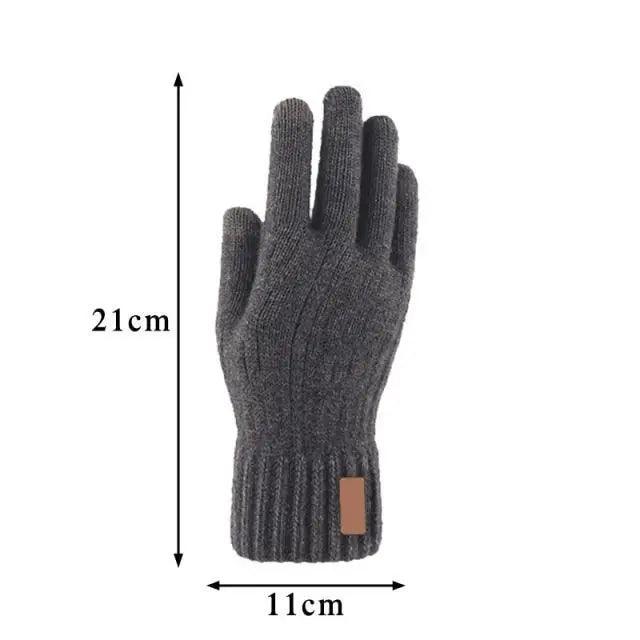 Classic Knitted Fingerless Winter  Unisex Outdoor Gloves For Men Women Retro Soft Unisex Stretch Elastic Warm Half Finger Cycling Gloves Stevvex