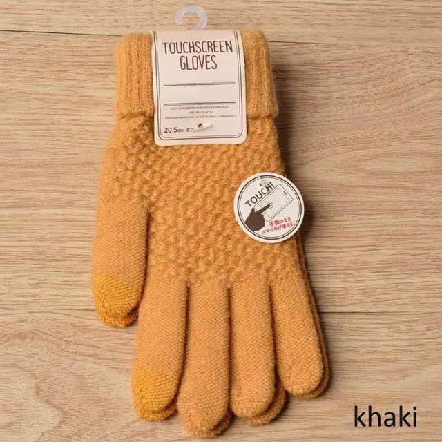 Classic Knitted Fingerless Winter  Unisex Outdoor Gloves For Men Women Retro Soft Unisex Stretch Elastic Warm Half Finger Cycling Gloves Stevvex