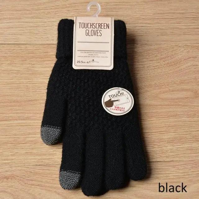 Classic Knitted Fingerless Winter  Unisex Outdoor Gloves For Men Women Retro Soft Unisex Stretch Elastic Warm Half Finger Cycling Gloves Stevvex