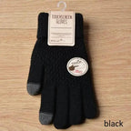 Classic Knitted Fingerless Winter  Unisex Outdoor Gloves For Men Women Retro Soft Unisex Stretch Elastic Warm Half Finger Cycling Gloves Stevvex