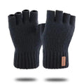 Classic Knitted Fingerless Winter  Unisex Outdoor Gloves For Men Women Retro Soft Unisex Stretch Elastic Warm Half Finger Cycling Gloves Stevvex