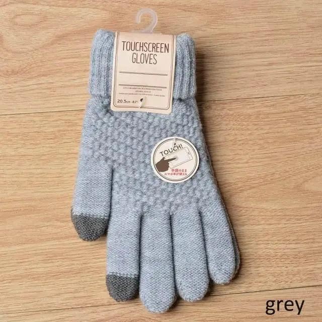 Classic Knitted Fingerless Winter  Unisex Outdoor Gloves For Men Women Retro Soft Unisex Stretch Elastic Warm Half Finger Cycling Gloves Stevvex