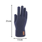 Classic Knitted Fingerless Winter  Unisex Outdoor Gloves For Men Women Retro Soft Unisex Stretch Elastic Warm Half Finger Cycling Gloves Stevvex