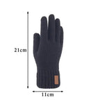 Classic Knitted Fingerless Winter  Unisex Outdoor Gloves For Men Women Retro Soft Unisex Stretch Elastic Warm Half Finger Cycling Gloves Stevvex