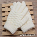 Classic Knitted Fingerless Winter  Unisex Outdoor Gloves For Men Women Retro Soft Unisex Stretch Elastic Warm Half Finger Cycling Gloves Stevvex