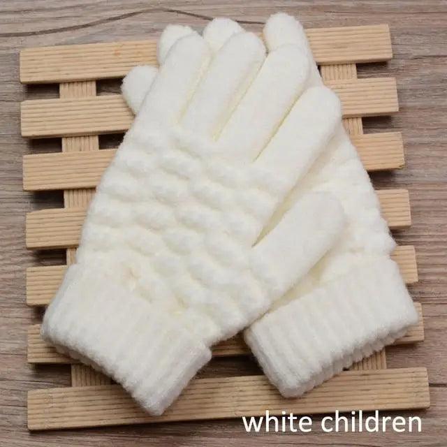 Classic Knitted Fingerless Winter  Unisex Outdoor Gloves For Men Women Retro Soft Unisex Stretch Elastic Warm Half Finger Cycling Gloves Stevvex