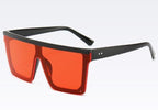 Classic Male Big Black Sunglasses For Men & Women New Fashionable Design New Mirror Pink Square  Oversize Square Sunglasses for Women Men Stevvex