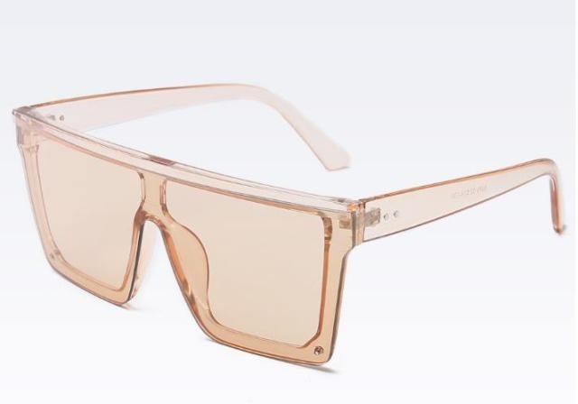 Classic Male Big Black Sunglasses For Men & Women New Fashionable Design New Mirror Pink Square  Oversize Square Sunglasses for Women Men Stevvex