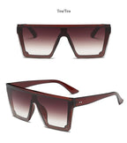 Classic Male Big Black Sunglasses For Men & Women New Fashionable Design New Mirror Pink Square  Oversize Square Sunglasses for Women Men Stevvex