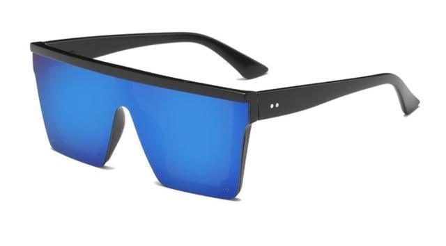 Classic Male Big Black Sunglasses For Men & Women New Fashionable Design New Mirror Pink Square  Oversize Square Sunglasses for Women Men Stevvex