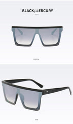 Classic Male Big Black Sunglasses For Men & Women New Fashionable Design New Mirror Pink Square  Oversize Square Sunglasses for Women Men Stevvex