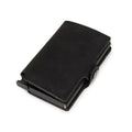 Classic Multifunction Automatic Aluminum Alloy Leather Credit Card Holder Retro New Pop-Up Card Ejector Business Wallets For Men Stevvex