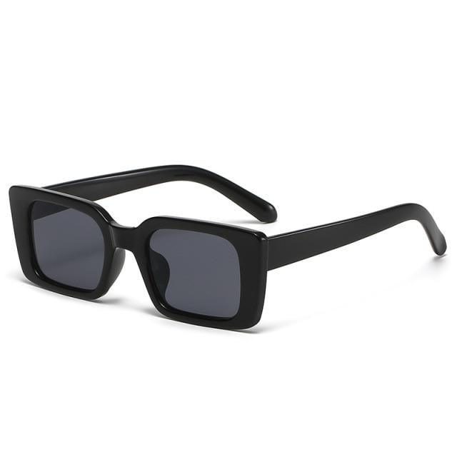 Classic New Rectangle Shape Sunglasses For Women Rectangle Sunglasses for Women 90’s Vintage Shades Square Thick Frame Glasses Luxury Design New Small Square  Eyewear Decent Shades Stevvex
