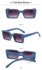 Classic New Rectangle Shape Sunglasses For Women Rectangle Sunglasses for Women 90’s Vintage Shades Square Thick Frame Glasses Luxury Design New Small Square  Eyewear Decent Shades Stevvex