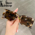 Classic New Rectangle Shape Sunglasses For Women Rectangle Sunglasses for Women 90’s Vintage Shades Square Thick Frame Glasses Luxury Design New Small Square  Eyewear Decent Shades Stevvex