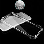 Classic Transparent Clear Soft Shockproof Phone Case Cover For iPhone Simple Phone Cases For iPhone XS 11 Pro MAX 6 6s 7 8 Plus Case Cover Silicone Case iPhone XR X 7 8 6 5 5S  5C Case For iphone Stevvex