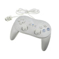 Classic White And Black Wired Pro Remote Game Controller Compatible With PC Laptop Stevvex