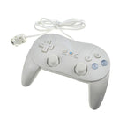 Classic White And Black Wired Pro Remote Game Controller Compatible With PC Laptop Stevvex
