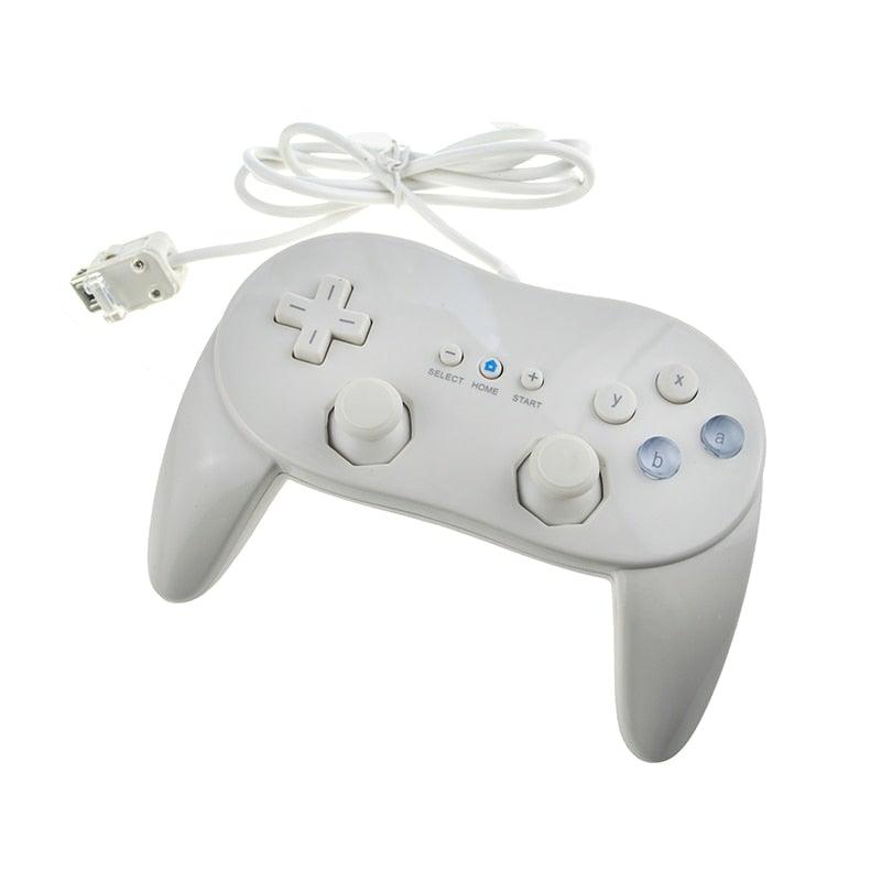 Classic White And Black Wired Pro Remote Game Controller Compatible With PC Laptop Stevvex