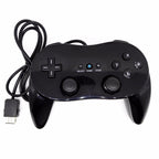 Classic White And Black Wired Pro Remote Game Controller Compatible With PC Laptop Stevvex