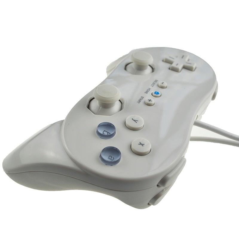 Classic White And Black Wired Pro Remote Game Controller Compatible With PC Laptop Stevvex