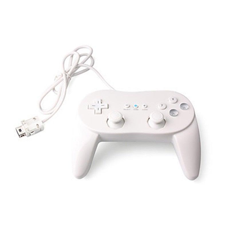 Classic White And Black Wired Pro Remote Game Controller Compatible With PC Laptop Stevvex
