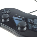 Classic White And Black Wired Pro Remote Game Controller Compatible With PC Laptop Stevvex