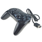 Classic White And Black Wired Pro Remote Game Controller Compatible With PC Laptop Stevvex