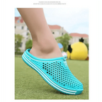 Classic Women Shoes Beach Closed Toe Slippers Unisex Hollow Out Casual Couple Flip Flops Garden Clogs  Non-slide Men And Women Slippers Stevvex