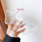 Clear Dual Card Slots Transparent Phone Case For iPhone 14 13 12 11 Pro Max XS Max XR X Full Body Shockproof Soft Silicone Back Cover Stevvex