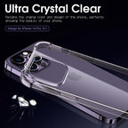 Clear Shockproof Phone Case For iPhone 14 13 12 11 Pro Max X XR XS Max Lens Protection Case on iPhone 11 12 13 14 Pro Back Cover Protection Non-Yellowing Shockproof Phone Case for iPhone Stevvex