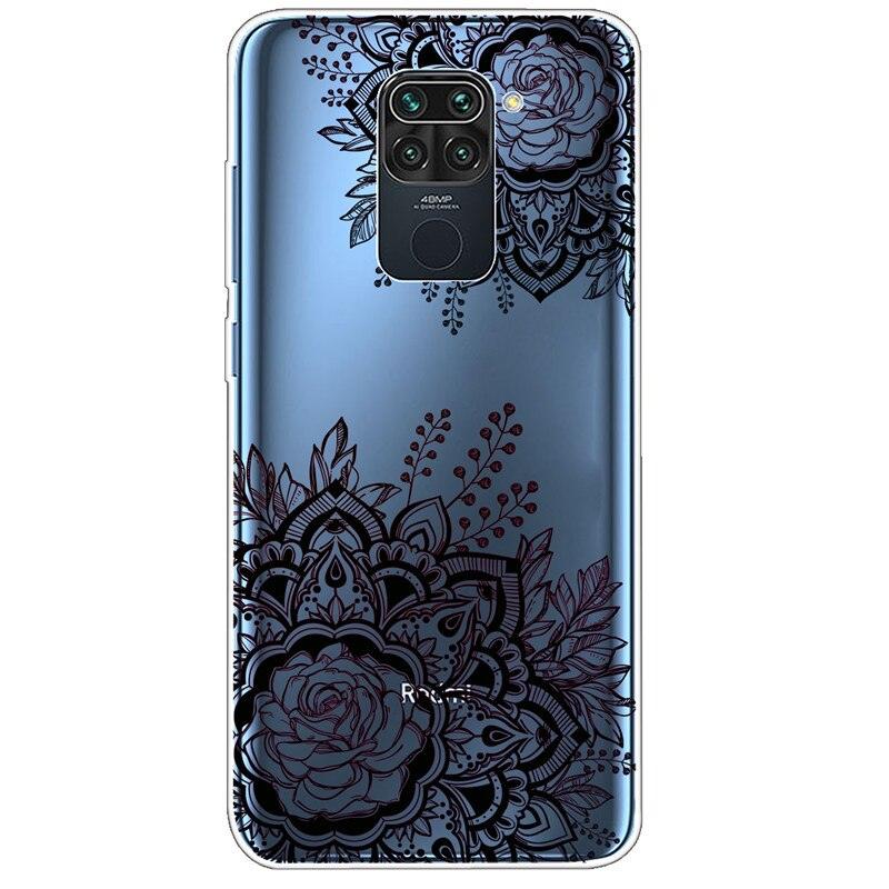 Clear Soft Cover For Redmi Note 9S Case Note9 Silicone Print Cat Covers for Xiaomi Redmi Note 9 Pro Case Redmi9 Clear Cute Soft Slim Shock-Absorption Back Phone Case Cover Stevvex