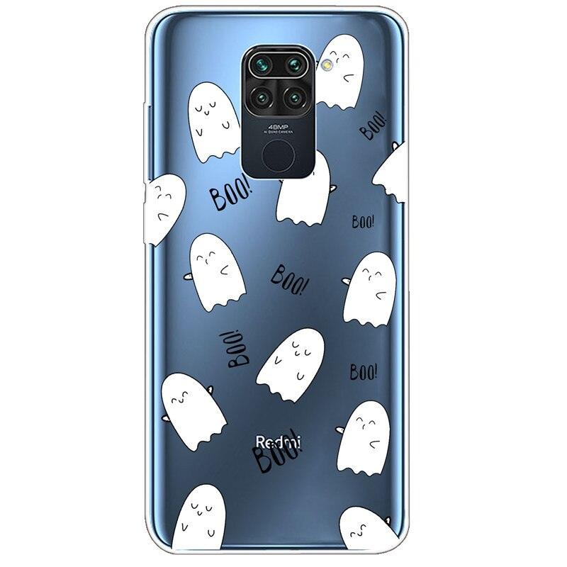 Clear Soft Cover For Redmi Note 9S Case Note9 Silicone Print Cat Covers for Xiaomi Redmi Note 9 Pro Case Redmi9 Clear Cute Soft Slim Shock-Absorption Back Phone Case Cover Stevvex