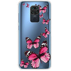 Clear Soft Cover For Redmi Note 9S Case Note9 Silicone Print Cat Covers for Xiaomi Redmi Note 9 Pro Case Redmi9 Clear Cute Soft Slim Shock-Absorption Back Phone Case Cover Stevvex