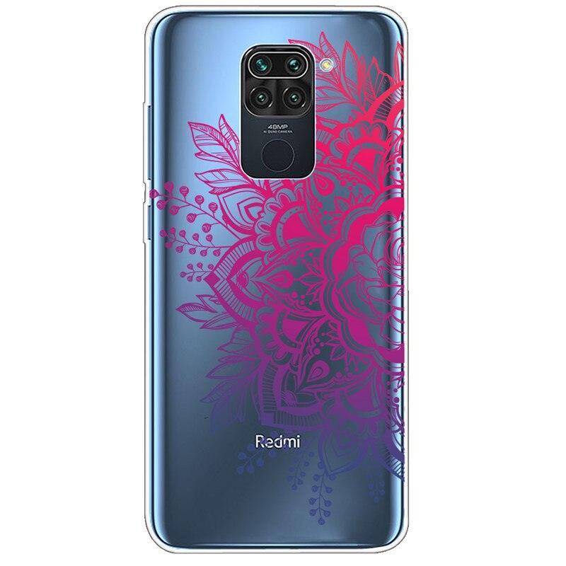 Clear Soft Cover For Redmi Note 9S Case Note9 Silicone Print Cat Covers for Xiaomi Redmi Note 9 Pro Case Redmi9 Clear Cute Soft Slim Shock-Absorption Back Phone Case Cover Stevvex