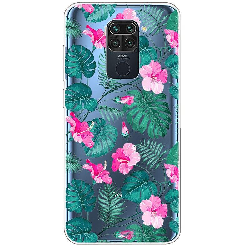 Clear Soft Cover For Redmi Note 9S Case Note9 Silicone Print Cat Covers for Xiaomi Redmi Note 9 Pro Case Redmi9 Clear Cute Soft Slim Shock-Absorption Back Phone Case Cover Stevvex