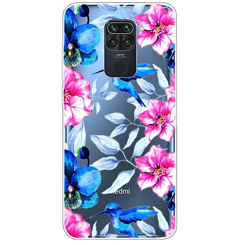 Clear Soft Cover For Redmi Note 9S Case Note9 Silicone Print Cat Covers for Xiaomi Redmi Note 9 Pro Case Redmi9 Clear Cute Soft Slim Shock-Absorption Back Phone Case Cover Stevvex