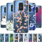 Clear Soft Cover For Redmi Note 9S Case Note9 Silicone Print Cat Covers for Xiaomi Redmi Note 9 Pro Case Redmi9 Clear Cute Soft Slim Shock-Absorption Back Phone Case Cover Stevvex